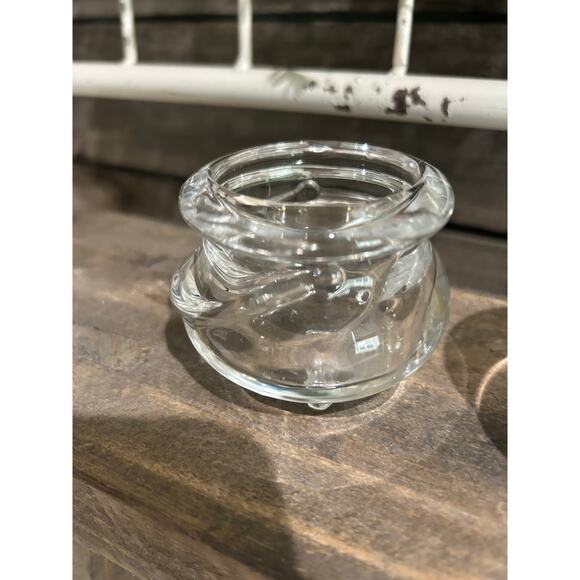 PartyLite Halloween Glass Cauldron Votive Tea light Candle Holder P7647 - Picture 3 of 11